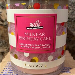 🎂 “MILK BAR BIRTHDAY CAKE” by B&BW, 8-oz / 227 g, Single Wick Candle, NWTags